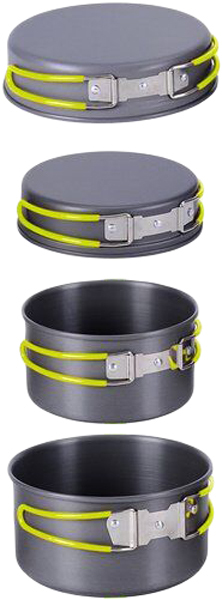 Набор посуды Pinguin Quadri Alu