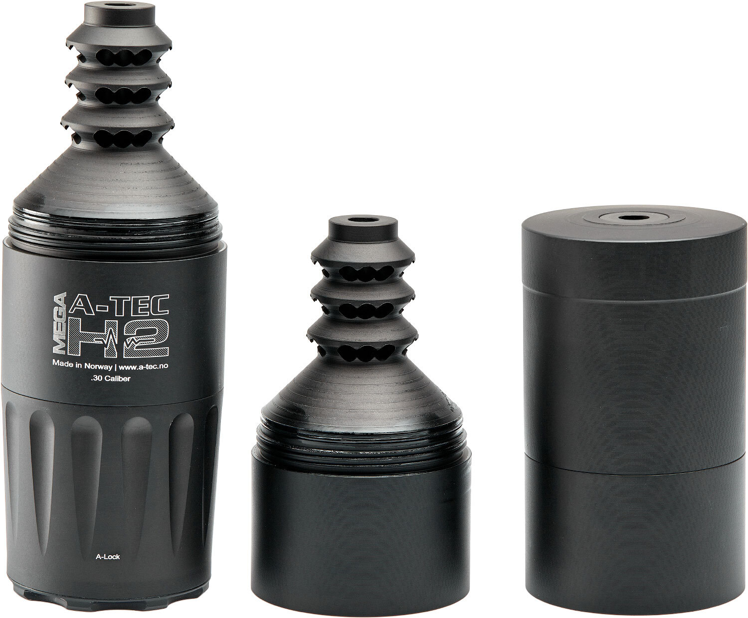 Саундмодератор A-TEC Mega H2. Кал. - .30. Резьба - A-Lock Mini