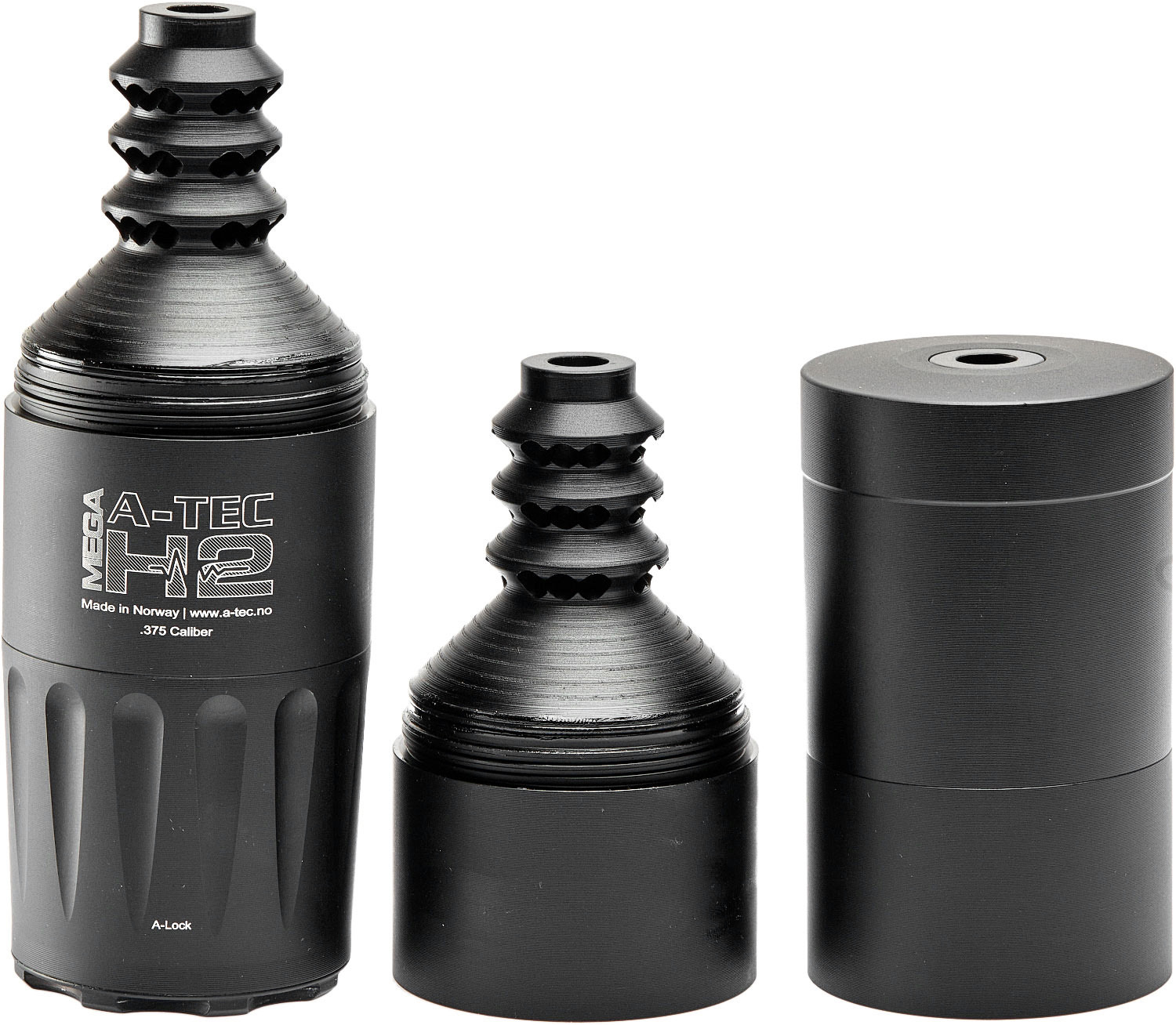 Саундмодератор A-TEC Mega H2. Кал. - .375. Резьба - A-Lock Mini