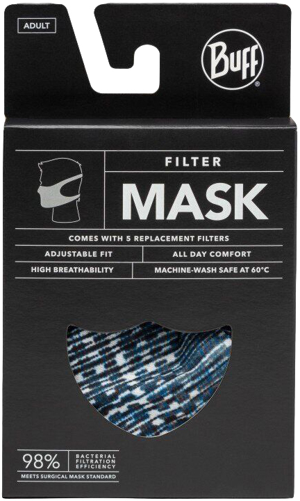 Маска защитная Buff Kids Filter Mask kasai night blue