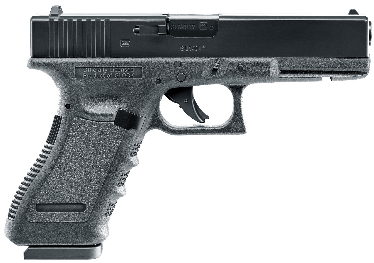 Пистолет пневматический Umarex Glock 17 Grey Blowback кал. 4.5 мм Pellet+ВВ