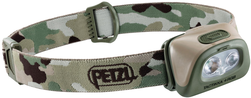 Фонарь налобный Petzl Tactikka Plus RGB 350 lm ц:camo