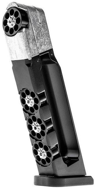 Магазин Umarex Rotary Magazine для Glock 17 кал. 4.5 мм. 3 шт/уп