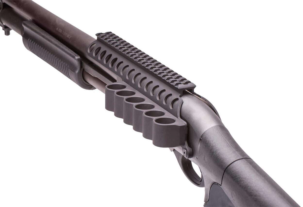 Крепление Mesa Tactical Carrier And Saddle Rail для Remington 870 кал. 12 на 6 патронов