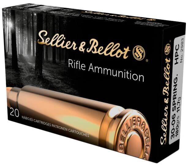 Патрон Sellier & Bellot кал. 30-06 пуля HPC масса 11,7 г/180 гран. Нач. скорость 814 м/с