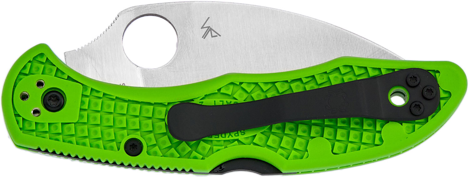 Нож Spyderco Salt 2 Wharncliffe LC200N green