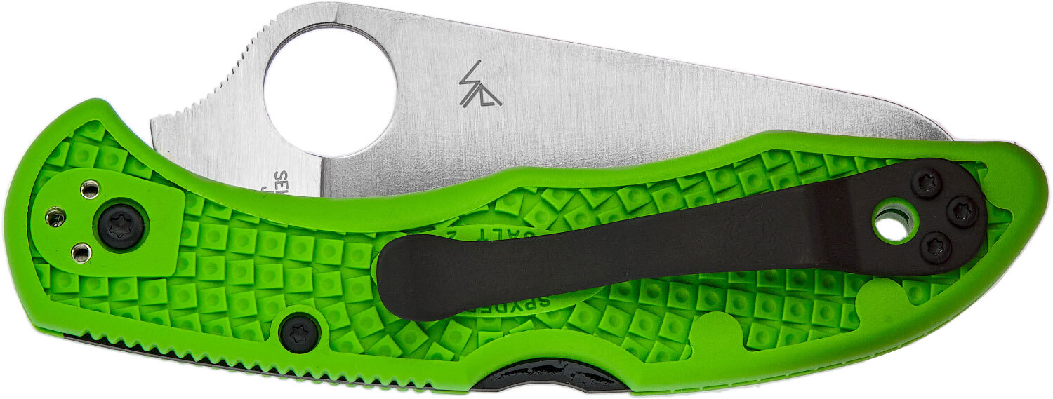 Нож Spyderco Salt 2 LC200N green серрейтор