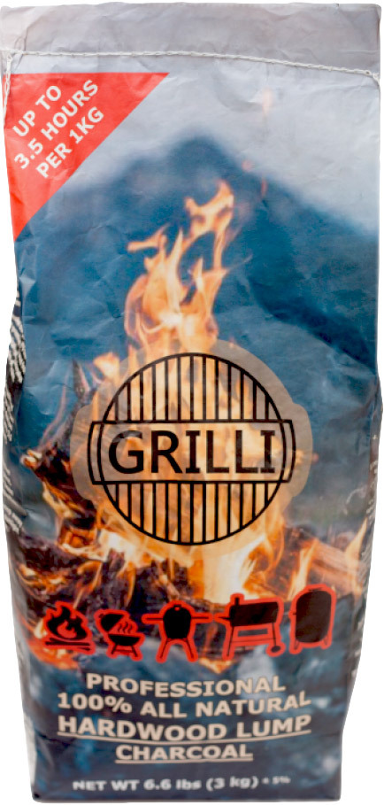 Древесный уголь Grilli 3 кг