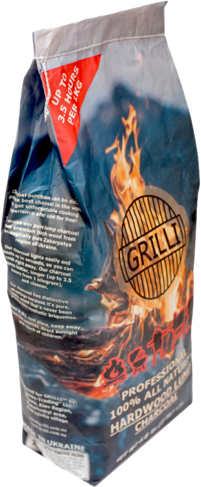 Древесный уголь Grilli 3 кг