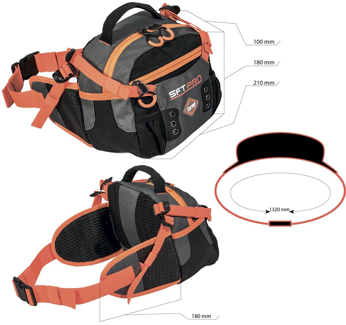 Сумка на пояс Trabucco Rapture STF Pro Hip Pack S
