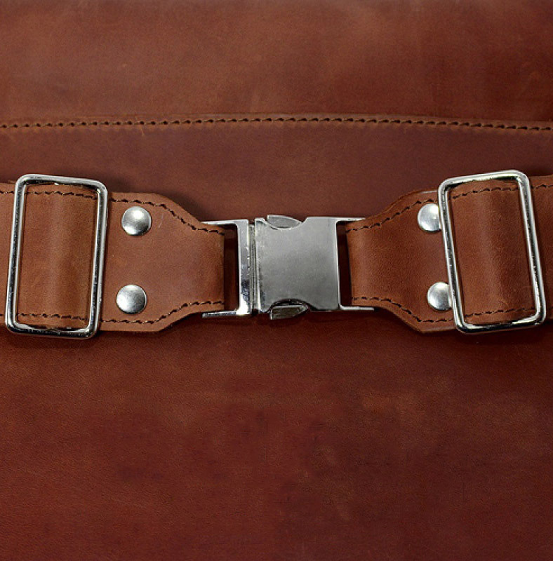 Фартук Grilli к для барбекю кожаный ц:коричневый