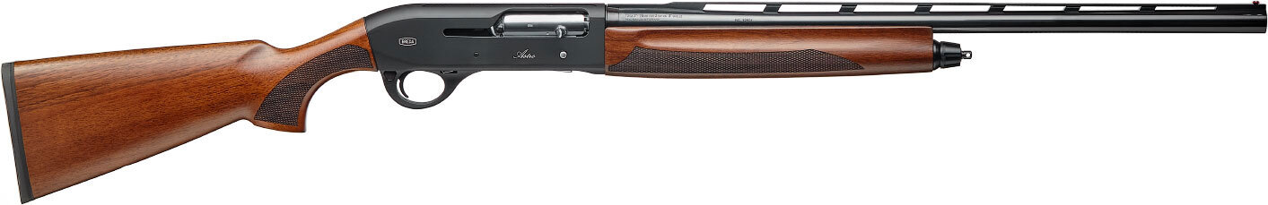 Ружье Breda Astro Black кал. 12/76. Ствол - 61 см. Никелированный затвор