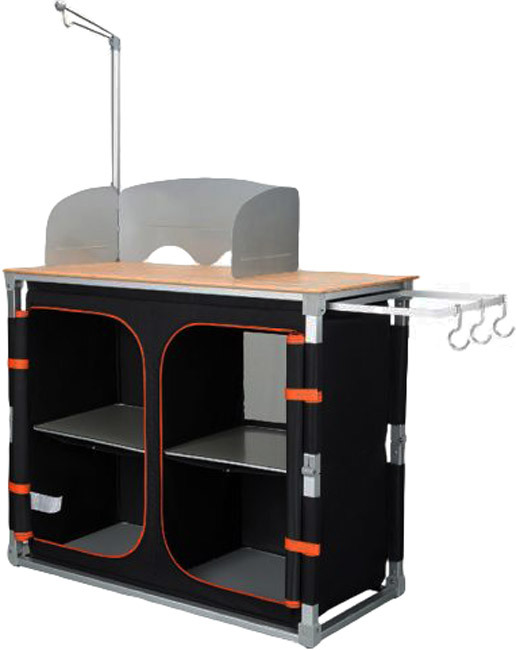 Стол-кухня KingCamp Bamboo Grilling. Black