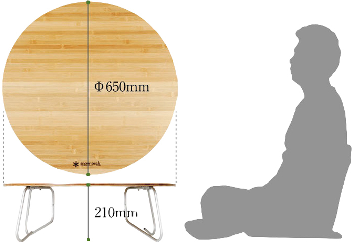 Стол Snow Peak LV-071TR Single Action Table Low M
