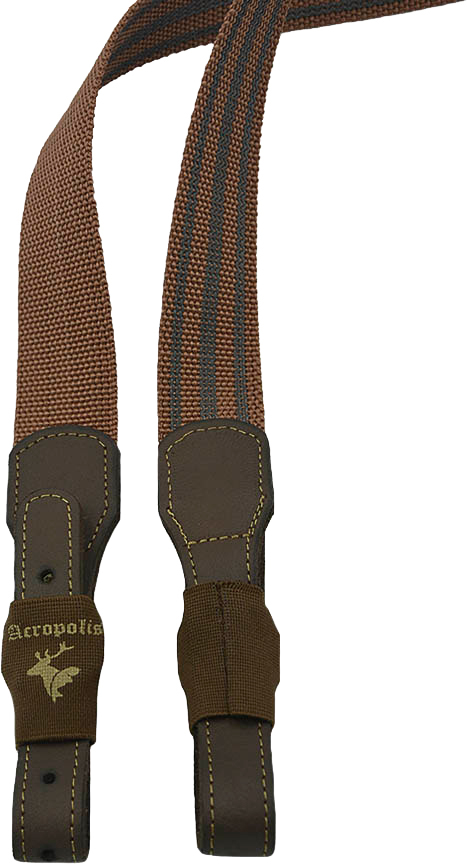 Ремень ружейный Акрополис МР-12к. Ширина для антабки 18 мм. Коричневый