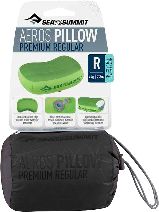 Подушка Sea To Summit Aeros Premium Pillow Deluxe ц:grey
