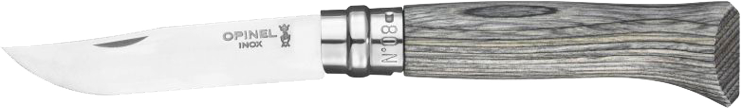 Нож Opinel №8 VRI Laminated. Цвет - серый