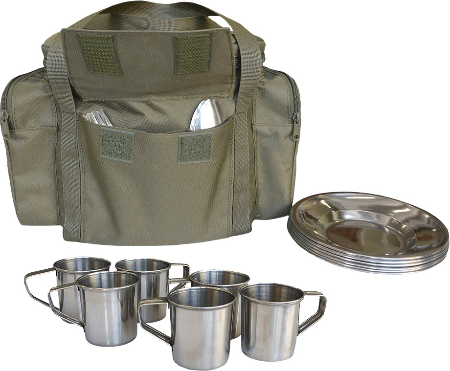 Набор для пикника Акрополис СДП-1 (посуда на 6 персон и сумка с термоотделением)