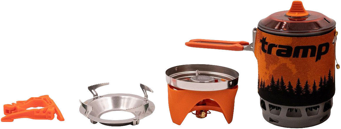 Система для приготовления пищи Tramp. 0.8 L. Оранжевый
