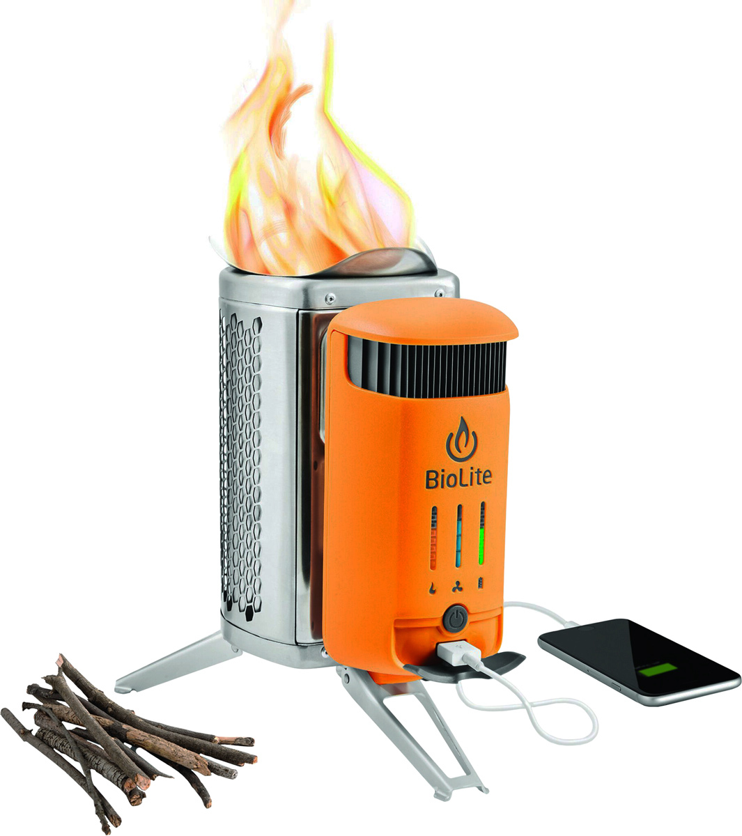 Горелка на дровах Biolite Campstove 2+ кемпинговая зарядка