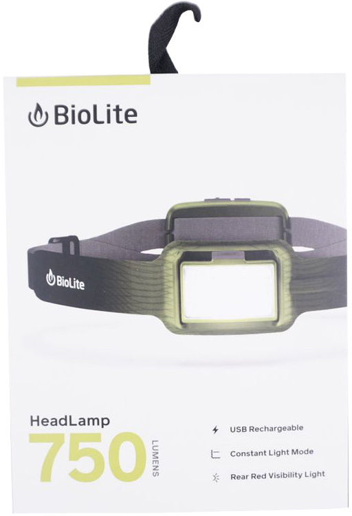 Фонарь налобный Biolite Headlamp 750. Midnight grey