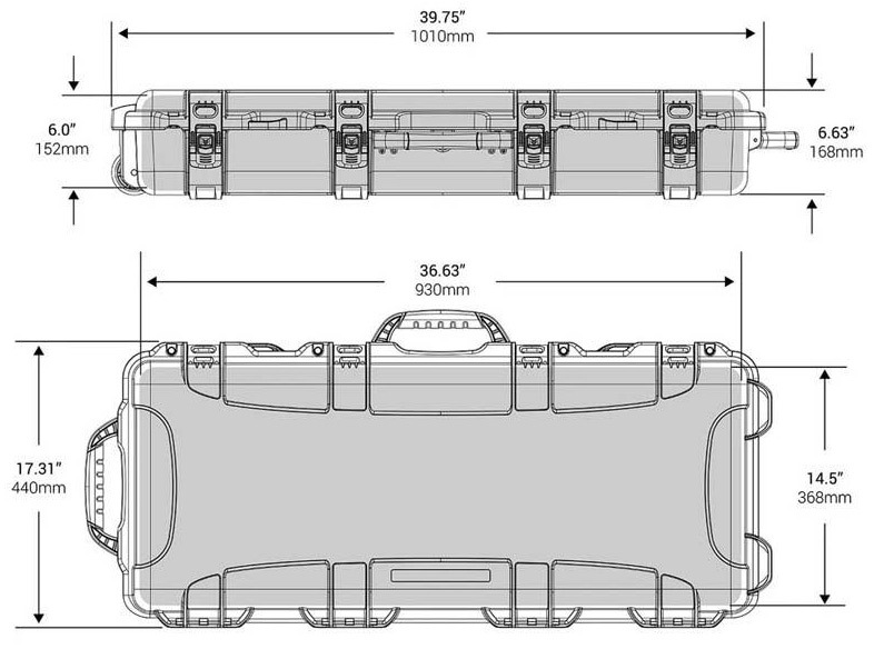 Кейс Nanuk 985 Black