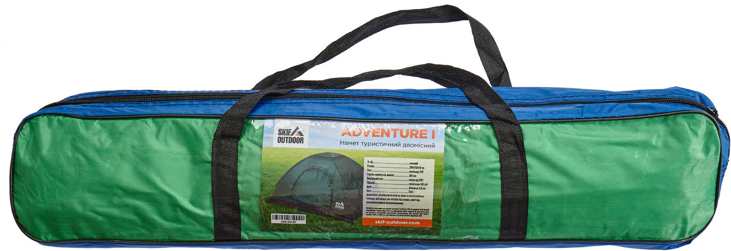 Палатка Skif Outdoor Adventure I. Размер 200x150 см. Green