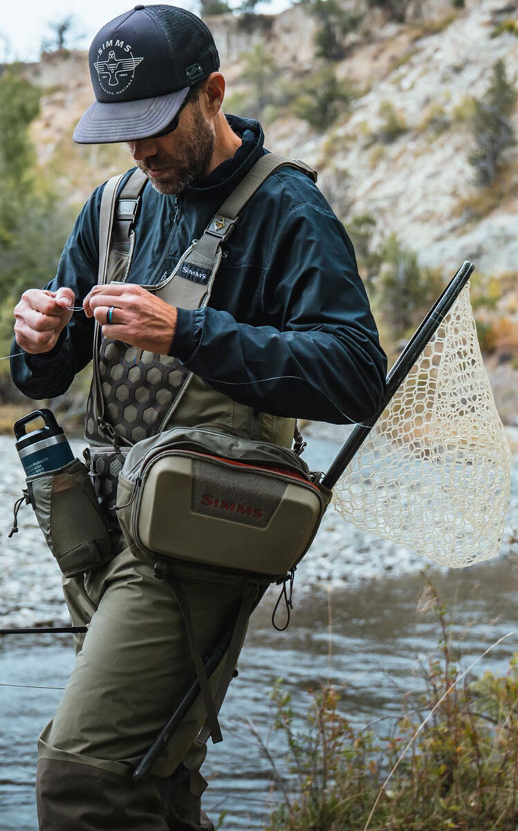 Сумка на пояс Simms Flyweight Large Pod ц:tan