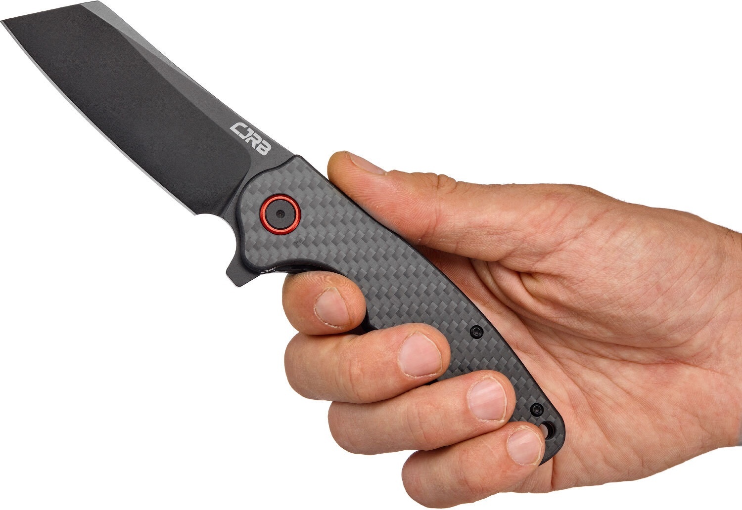 Нож CJRB Сrag Black Blade Carbone Fiber