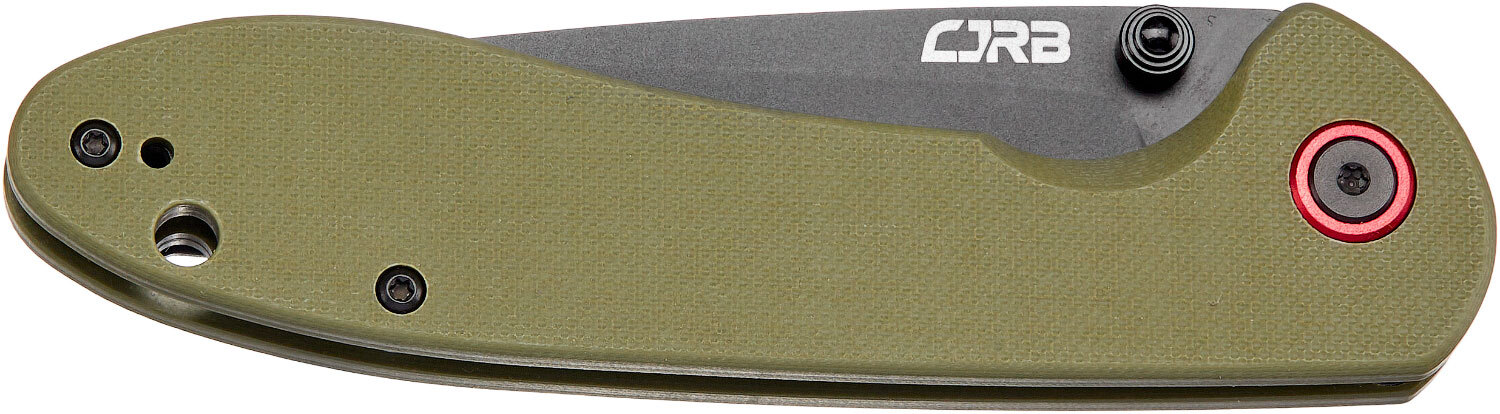 Нож CJRB Feldspar Black Blade Green