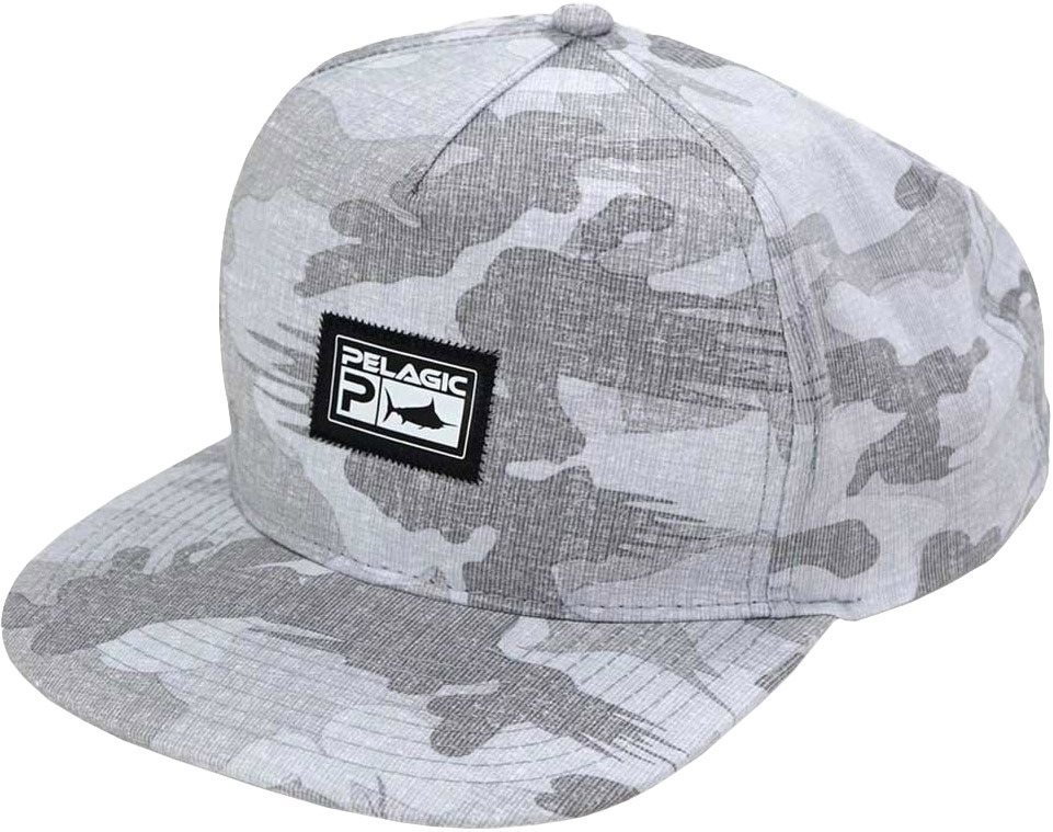 Кепка Pelagic The Slide Fishing Hat ц:grey fish camo