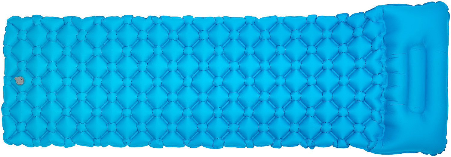 Каремат надувной Skif Outdoor Bachelor Ultralight. Размер 196х56х5 см. Blue