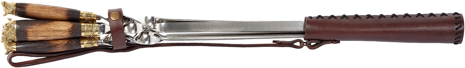 Набор шампуров R.A. "Вепри" колчан