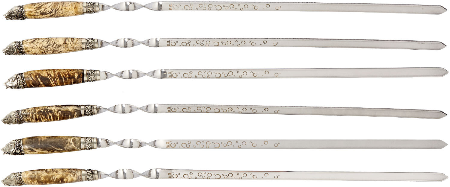 Набор шампуров R.A. Карп тубус