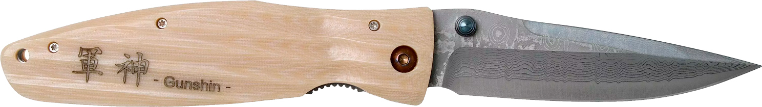 Нож Mcusta Sengoku "Uesugi Kenshin" Damascus