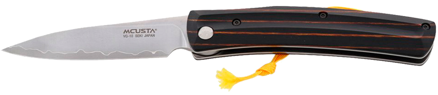 Нож Mcusta Friction Folder Wood yellow/black