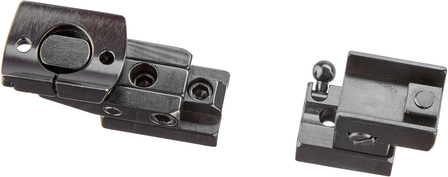 Быстросъемное поворотное крепление Rusan Pivot mount для Zeiss ZM/VM на Mauser M12. BH 17 мм. KR 25 мм