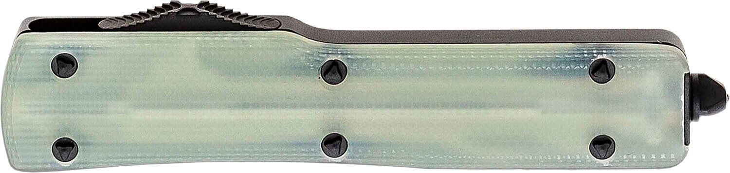 Нож Microtech UTX-70 Double Edge Black Blade Jade Green Signature Series