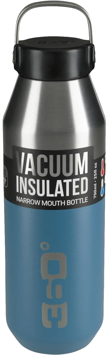 Термобутылка 360° Degrees Narrow Mouth Bottle 0.75l Denim