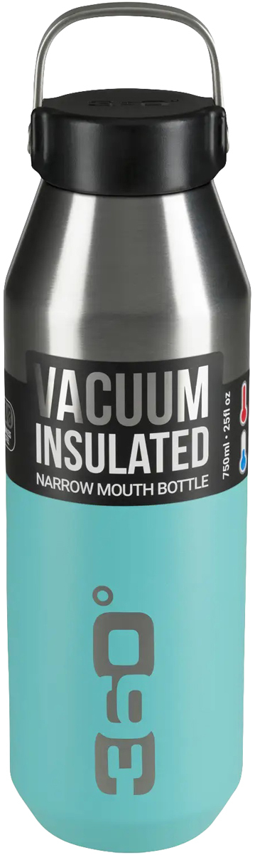 Термобутылка 360° Degrees Narrow Mouth Bottle 0.75l Turquoise