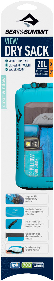 Гермомешок Sea To Summit View Dry Sack 20L. Apple green