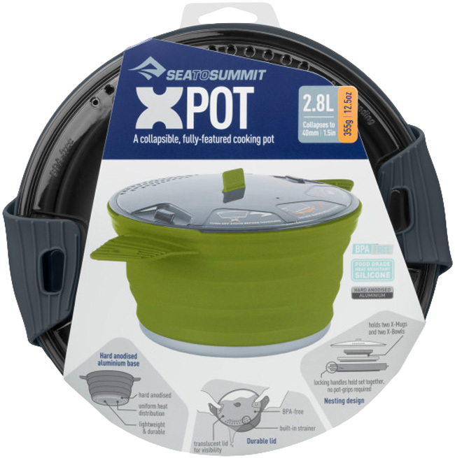 Кастрюля Sea To Summit X-Pot 2.8L. Charcoal