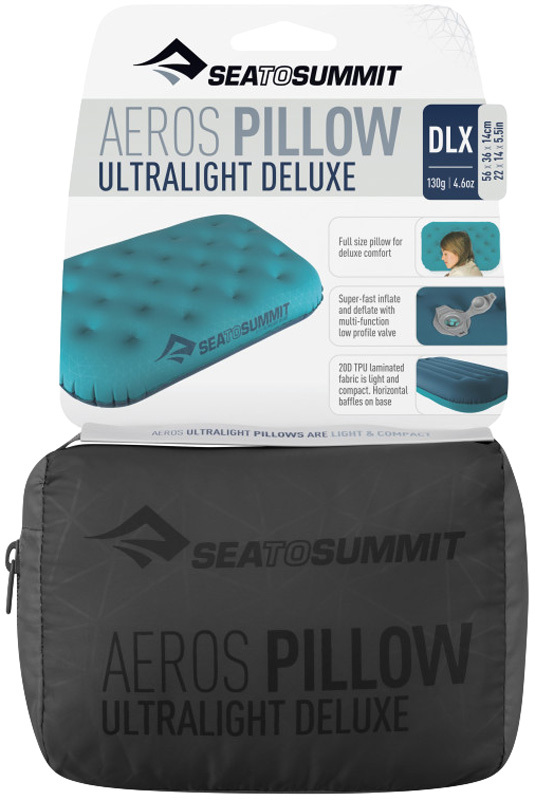 Подушка Sea To Summit Aeros Ultralight Pillow Deluxe ц:grey