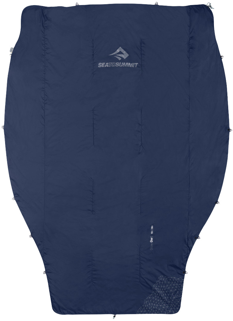 Спальный мешок Sea To Summit Glow Gw1 Quilt Regular ц:Dark Sapphire/Grey