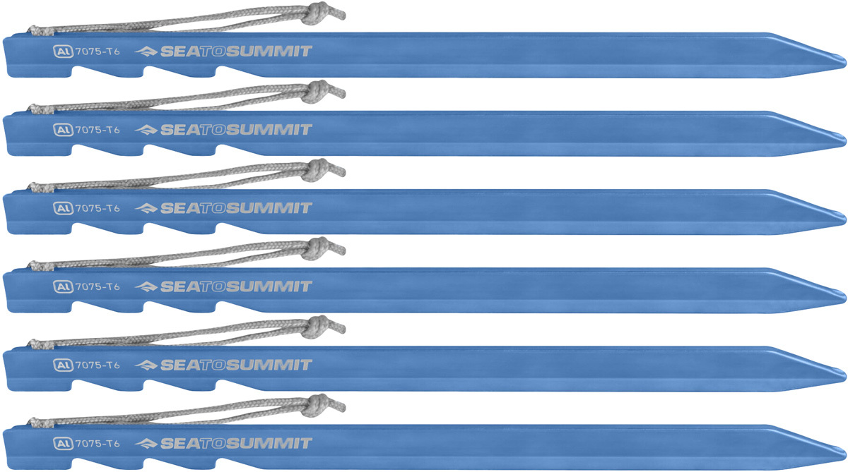 Набор колышек Sea To Summit Ultralight Ground Control Tent Pegs 6 шт/уп ц:blue