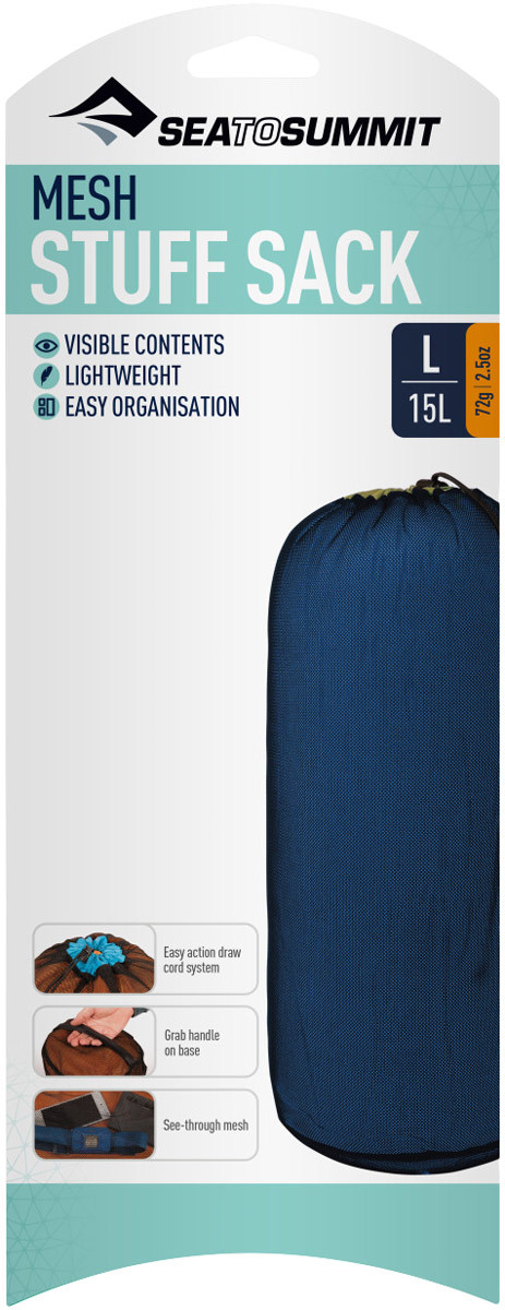 Чехол для одежды Sea To Summit Mesh Stuff Sack L ц:green