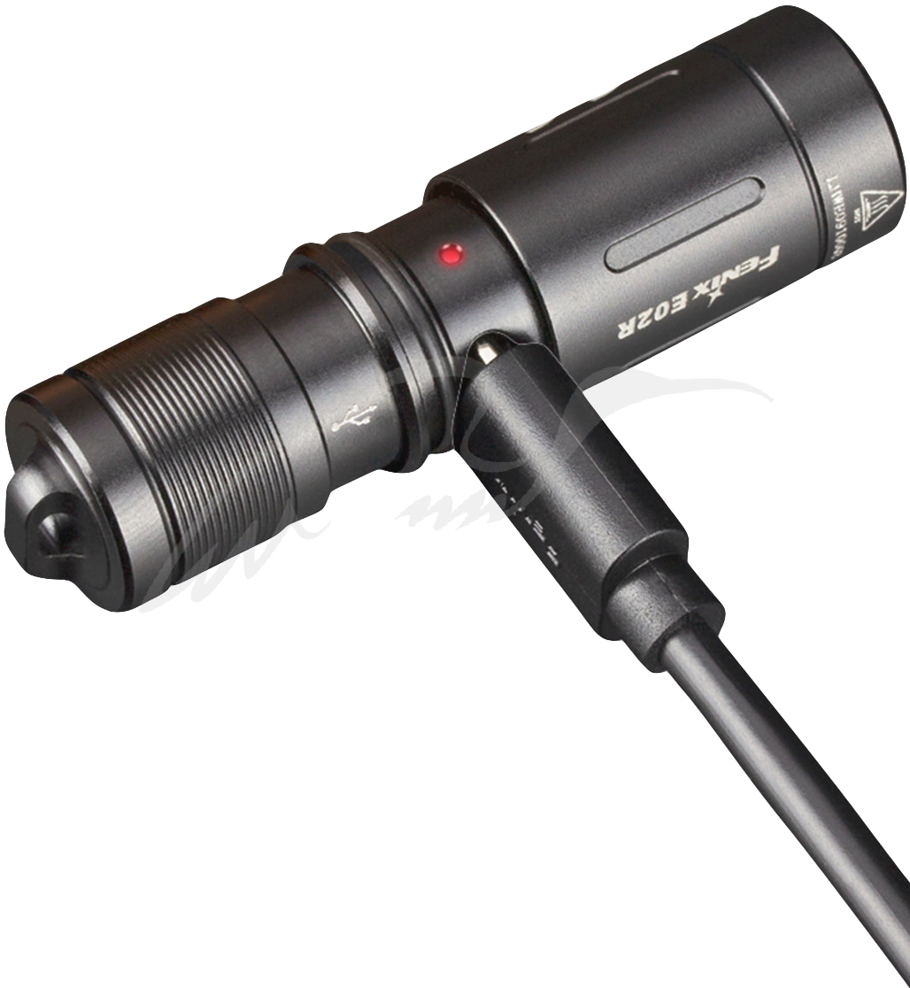 Фонарь Fenix E02R ц:black