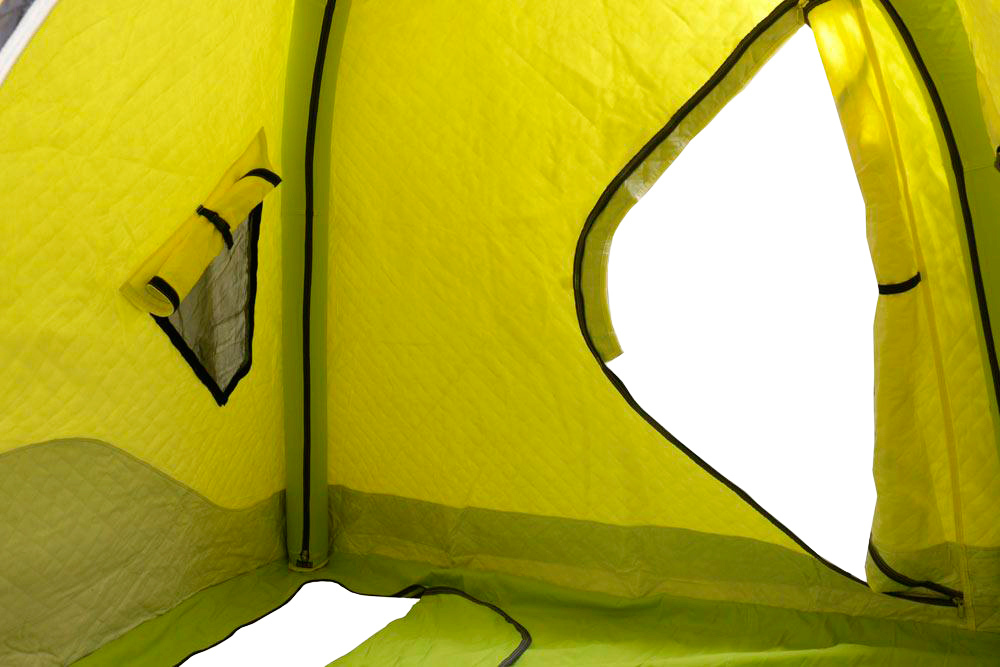 Палатка Fishing ROI Надувная 220х220х185cm ц:желтый