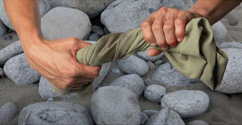 Полотенце Sea To Summit Pocket Towel M 50x100cm ц:lime