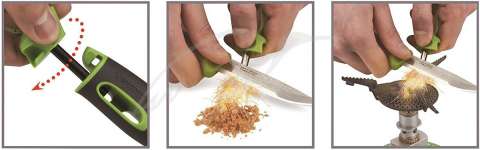 Нож-огниво Light my fire FireKnife Pin-pack ц:fuchsia